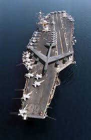 Uss Nimitz Cvn 68 B 52 Aircraft Carrier Uss Nimitz Navy Ships