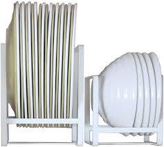 Amazon Com Plate Holders Organizer Upright Metal Dish Storage Dying Rack For Kitchen Counter Cabinet Cupboard Camper White Kitchen Dining Fast delivery as well via courier for large. plate holders organizer upright metal dish storage dying rack for kitchen counter cabinet cupboard camper white