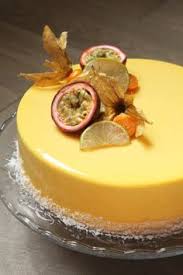 Passionnement Exotique Entremets Mousse Vanille Passion Brunoise D Ananas Et Gelee De Mangue Mousse Vanille Gateau Mangue Patisserie