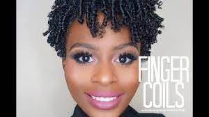Watch how i finger coil and do a finger coil out. Finger Coil Out On Short Natural Hair Youtube