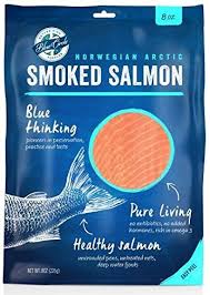 We Are Beyond Excited To Announce That You Can Officially Purchase Blue Circle Smoked Salmon Online At Our Ama Food Packaging Design Packaging Design Packaging