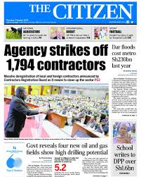 Ottawa citizen offers information on latest national and international events & more. The Citizen Tanzania On Twitter The Citizen Newspaper 03 10 2019 Https T Co Ltvqej35gv