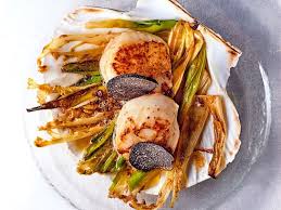 Saint Jacques Roties Aux Truffes Recettes Recette Recettes De Cuisine Truffe Recette Recette