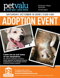 Easel's adoption center is open 7 days a week. Adoption Events Humane Society For Boone County