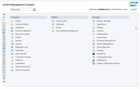 About The Central Management Console Sap Help Portal