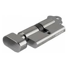 Our standard thumb turn door lock barrels are anti pick and anti drill with 6 pin mechanisms. Front Door Lock 70mm Euro Cylinder Thumb Turn 5 Pin Brushed Satin Chrome 3 Keys Nidus