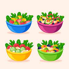 Download Fruit And Salad Bowls For Free Salad Bowls Food Clipart Food Props