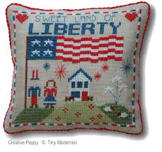 Go cross stitch crazy with our huge selection of free cross stitch patterns! Tiny Modernist Liberty Pillow Cross Stitch Pattern