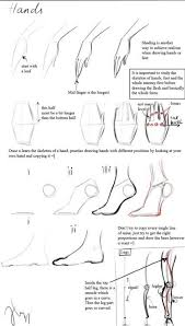 Hand And Foot Reference Drawing Anime Hands Drawing Tips Drawings