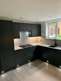 Light grey kitchen with oak worktops howdens joinery doors & windows. Rj Kitchens Joinery Posts Facebook