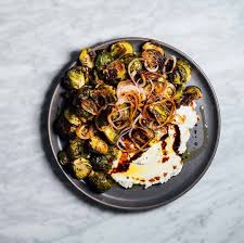 Nik Sharma On Instagram Nytcooking Asked Me To Cook Up A Few Thanksgiving Sides For You First Up My Roasted Brussels In 2020 Brussel Sprouts Labneh Recipe Labneh
