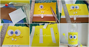 Untuk digunakan gratis ✓ tidak ada atribut yang di perlukan ✓. Diy Tabung Spongebob Yang Comel Untuk Pupuk Minat Anak Menabung Dari Kecil
