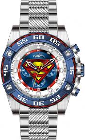 Invicta Dc Comics Superman Chronograph Quartz Men S Watch 32498 Ebay