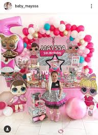 L O L Surprise Doll Theme Birthday Treat Table And Decor Birthday Birthday Party Themes Baby Party