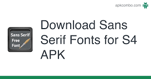 If you're into modern yet classic typefaces, this typeface is a great addition to your arsenal. Sans Serif Fonts For S4 Apk 2 0 Android App Download