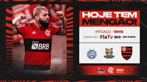 Flamengo se impuso ante defensa y justicia en el estreno de renato gaúcho. Flamengo On Twitter Hoje Tem Mengao No Brasileirao As 18h15 O Mengao Enfrenta O Bahia Em Pituacu Vamos Com Tudo Em Busca Dos Tres Pontos Bahxfla Vamosflamengo Https T Co Fgdr0t0ovf