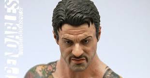 toyhaven: Review II: Hot Toys The Expendables 2 Barney Ross (Sylvester  Stallone) shows his tattoo body