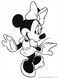 Make a fun coloring book out of family photos wi. Drawings Of Minnie Mouse Coloring Home