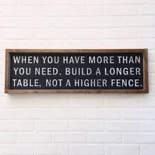 Longer Tables Not Higher Fences Empowering Quotes Cool Words Words
