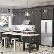 Then, customize your look by choosing the exact cabinets you need, or speak with one of our kitchen designers—free of. Buy Shaker Cinder Kitchen Cabinets Rta Cabinets By Cabinetselect