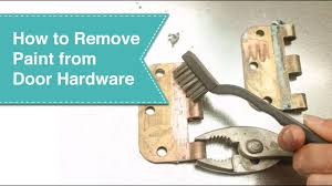 Order the paint tools you need online & pickup at your local lowe's® store. How To Remove Paint From Metal Hinges Without Removing Your Door Youtube