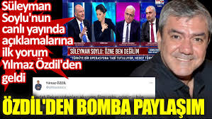 İçişleri bakanı süleyman soylu, bu akşam canlı yayında soruları cevaplayacak. Yilmaz Ozdil Den Suleyman Soylu Nun Canli Yayindaki Aciklamalarina Ilk Yorum