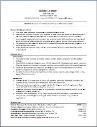 Functional Resume The Working Centre