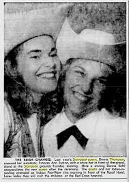 Donna Leigh Clifton Donna was in the Royaleers for a brief period in the  second half of the 1960s. She appeared