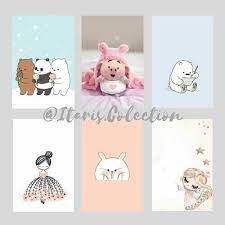 Hiasan Dinding Stiker Laminasi Waterproof Bahan Kayu Dan Stiker Laminasi Ukuran 15x20 Cm Ukuran Lain 25x30 Teddy Bear Teddy Toys