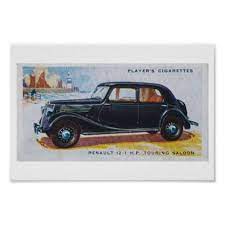 Renault 12 1 Hp Touring Saloon Poster Zazzle Com Saloon Touring White Elephant Gifts Funny