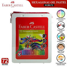 Dengan oil pastel mewarnai bidang kertas bisa lebih rata. Crayon Oil Pastel Faber Castell Isi 72 Warna Hexagonal Lazada Indonesia