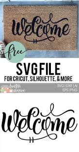 Download How To Stencil A Door Mat Burton Avenue Silhouette Cricut Lettering PSD Mockup Templates