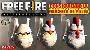 Por Fin Consiguiendo La Mochila De Pollo Free Fire Pasando Misiones Para Lograrlo Youtube