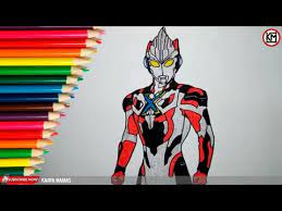 Nah kali ini channel happy kidz coloring page for fun akan mempersembahkan cara menggambar ultraman, tonnton sam. Cara Mewarnai Ultraman X Coloring Pages Ultraman X Youtube