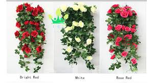 Shop for faux hanging flower baskets online at target. Lmd Artificial Hanging Flower Hanging Basket Silk Flower Rose Garland Vine For Home Outdoor Decoration Large Rose Buy Rose Garland Vine Hanging Basket Silk Flower Artificial Hanging Flower Product On Alibaba Com