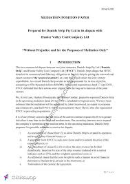 Let us take you through its writing guide. Mediation Position Paper Laws2371 Resolving Civil Disputes Unsw Thinkswap
