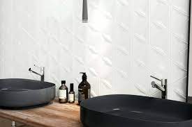 3d wall von ceramiche atlas concorde. Dreieckige Fliesen Mattweiss 3d Weisse Paste Undurchsichtige