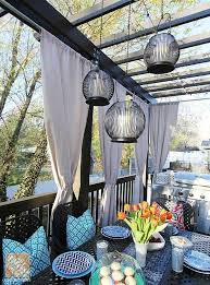 Sichtschutz Fur Terrasse Und Balkon Draussen Versteckt Sitzen Pins Patio Privacy Screen Black Lamps Backyard Decor