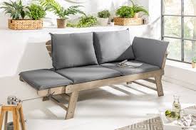Massive Sitzbank Modular 152cm Grau Akazie Inkl Kissen Gartenbank Klappbar Riess Ambiente De In 2020 Gartenbank Klappbar Gartenbank Sitzbank