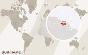 Surinamese authorities have announced the closure of land and sea borders except for repatriations and essential travel. Detailed World Map With Pinned Enlarged Map Of Suriname And Neighboring Countries Suriname Flag And Map Lizenzfrei Nutzbare Vektorgrafiken Clip Arts Illustrationen Image 142782917