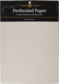 Cross stitch perforated paper patterns. Amazon Com Mill Hill 14 Count Perforated Paper 9 By 12 Inch White 2 Per Package Paintings