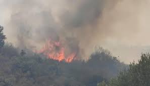 Στο σημείο έσπευσαν και επιχειρούν 18 πυροσβέστες με 9 οχήματα καθώς και μια ομάδα πεζοπόρο τμήμα. Hqh0ywo6lmtsom