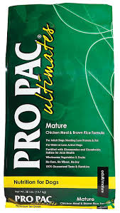 Pro pac dog food has three different lines of dog food formulas available for you to choose from. Pro Pac Ultimates Chicken Meal Brown Rice Mature Dry Dog Food Vs Sundays For Dogs Sundays Food For Dogs