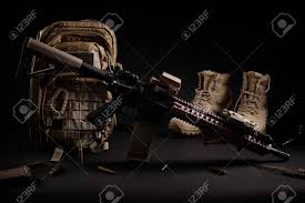 Black Background Gun Wallpaper