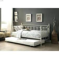 Ikea bed metal ideas : Ikea White Metal Daybed W Trundle Aptdeco