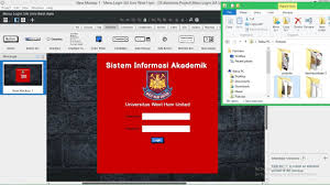 Tutorial Membuat Mockup Menu Login Sistem Informasi Akademik 1 Balsamiq Youtube