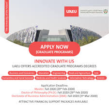 Official account الحساب الرسمي united arab emirates university ▫️ founded in 1976 تأسست عام ▫️ accredited by wasc www.uaeu.ac.ae. Uaeu Graduate Studies Home Facebook