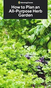 How to organize an herb garden. How To Plan An All Purpose Herb Garden