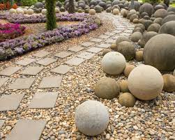 Den Garten Mit Steinen Gestalten Schone Gartengestaltungsideen Gartengestaltung Gartendesign Ideen Gartengestaltung Mit Kies