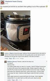 I bought a mirro 16 quart pressure canner, model number 92116, brand new earlier this year. How To Fix Dented Ip Instant Pot Recipes Instant Pot Pressure Cooker Instapot Recipes